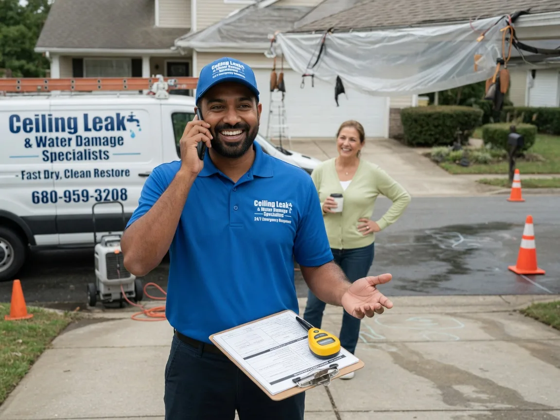 Ceiling Leak Cleanup Grenville, NM FAQs